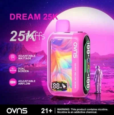 Ovns স্বপ্ন 25000 Puffs নিষ্পত্তিযোগ্য Vape পাইকারি